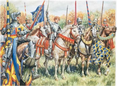 Italeri 6026 Französische Krieger (100jähriger Krieg) 