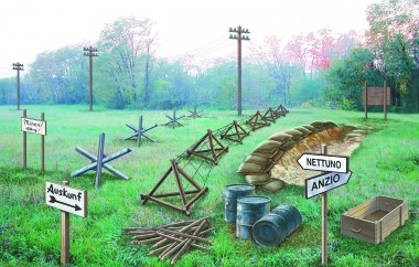 Italeri 6049 Zubehör Schlachtfeld WWII 