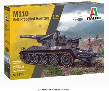 Italeri 6574 M110 Self Propelled Howitzer 
