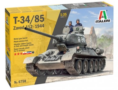 Italeri 6758 T34/85 ZAVOD 112 - 1944 