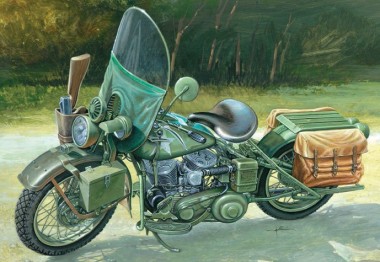 Italeri 7401 WLA 750 US Military Motorcycles 
