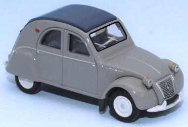 SAI 6001 Citroën 2CV grau / Rolldach dunkelblau 