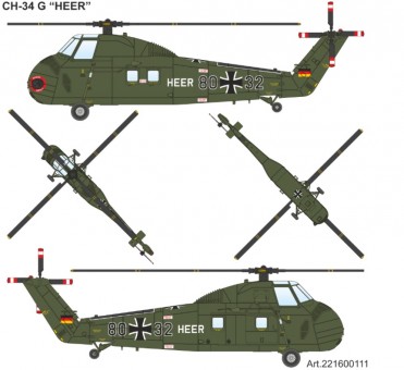 Airpower87 221600111 Sikorsky CH-34 BW 