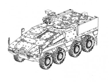 Armour87 211200021 BOXER 1A1 Mannschaftstransportpanzer 