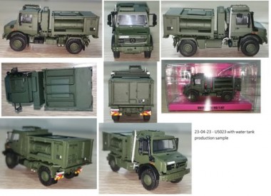 Armour87 2M5023WTA Unimog 5023 mit Wassertankcontainer 2000 