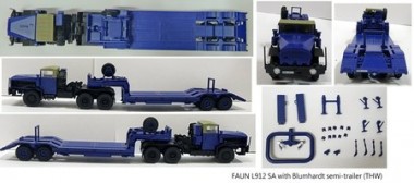 Armour87 2MFAUNBBL FAUN912SA mit Blumhardt Auflieger THW 