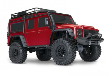 TRAXXAS TRX82056-4R TRX-4 LR Defender rot 1/10 Crawler RTR 