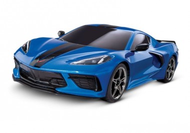 TRAXXAS TRX93054-4BLUE SLVR 4Tec 3.0 Corvette C8 blau 1/9 Spor 