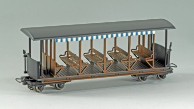 Minitrains 5197 Decauville Aussichtswagen blau 