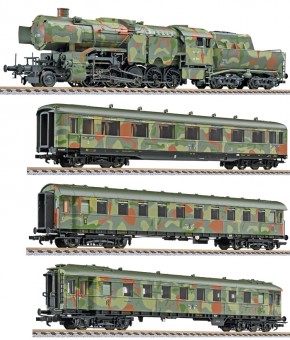 Liliput 130002 DRB Truppen-Transport Zugset 4-tlg Ep.2 