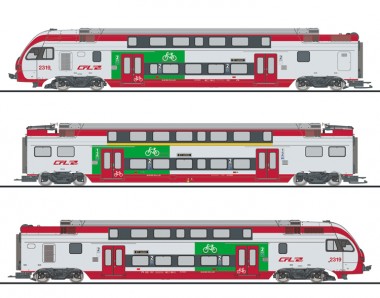 Liliput 133865 CFL Triebzug KISS 3-tlg. Ep.6 AC 