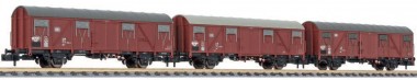 Liliput 260138 DB gedeckte Güterwagen-Set 3-tlg Ep.4 