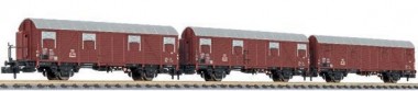 Liliput 260146 DB gedeckte Güterwagen-Set 3-tlg Ep.3 