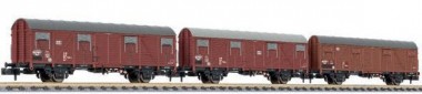 Liliput 260149 DB gedeckte Güterwagen-Set 3-tlg Ep.4 