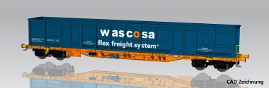 Piko 24566 Wascosa Containertragwagen Sgnns Ep.6 