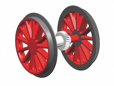 Piko 36178 Radsatzmit Zahnrad 