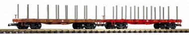 Piko 38773 Santa Fe Rungenwagen-Set 2-tlg 