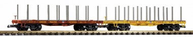 Piko 38774 UP Rungenwagen-Set 2-tlg 