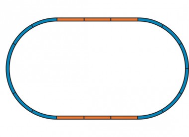 Piko 55365 PIKO A-Gleis Bettung lose Ergänzungsset 