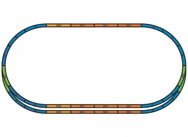 Piko 55367 Bettung für A-Gleis Set A+E 