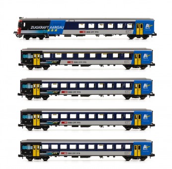 Piko 94462 SBB Zugkraft Aargau Wagenset 5-tlg. Ep.5 