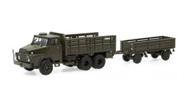 SwissLine 85.005134 Henschel LKW HS 3-14 m. Hänger 