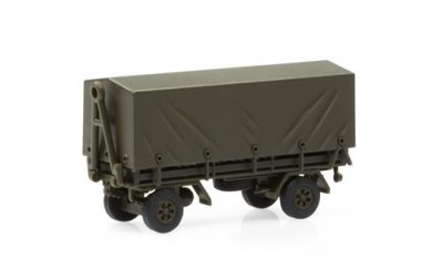 SwissLine 85.005161 Infanterie-Anhänger SIG 1973 mit Plane 