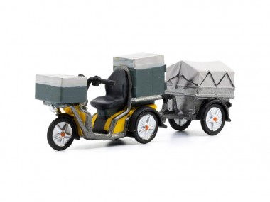 SwissLine 85.008705 Kyburz DXP Zustellfahrzeug mit Anhänger  