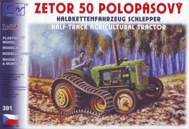 SDV model 391 Traktor Zetor 50 Raupenantrieb 