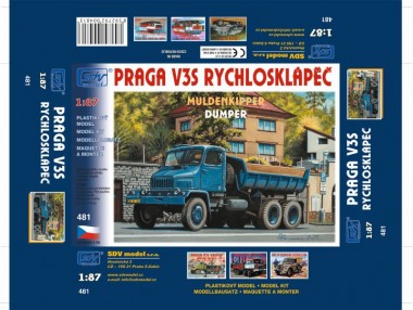 SDV model 481 Praga V3S Muldenkipper 