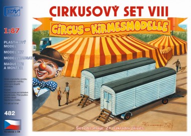 SDV model 482 Zirkusset VIII., 2x Anhänger 