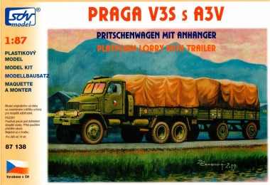 SDV model 87138 Praga V3S, A3V Pritsche 