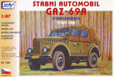 SDV model 87139 GAZ 69A Stabsfahrzeug 