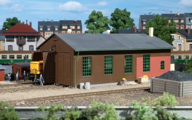 Auhagen 11332 Lokschuppen zweiständig 