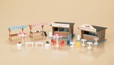 Auhagen 11352 Imbiss- und Marktstände 