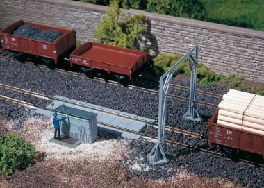 Auhagen 11404 Gleiswaage mit Lademaß 