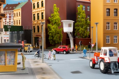 Auhagen 11473 Verkehrskanzel mit Zubehör 