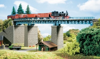 Auhagen 13325 Stahlbrücke im Bogen 