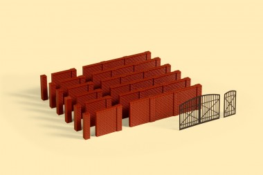 Auhagen 41681 Einfriedung H0 