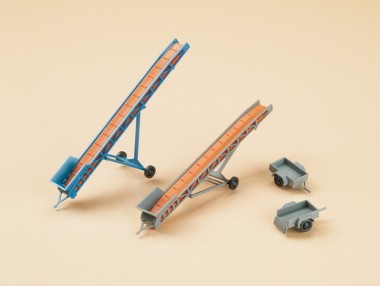 Auhagen 43650 Förderbänder, PKW-Anhänger 