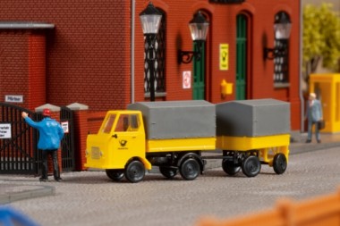 Auhagen 43662 Multicar M22 Post mit Anhänger 