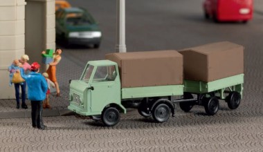 Auhagen 43674 Multicar M22 mit Anhänger 