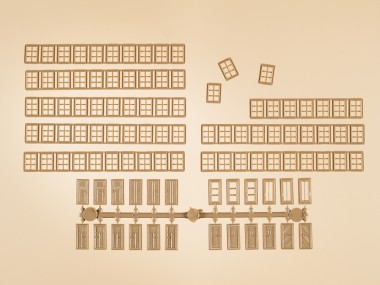 Auhagen 48650 Sprossenfenster und Türen 