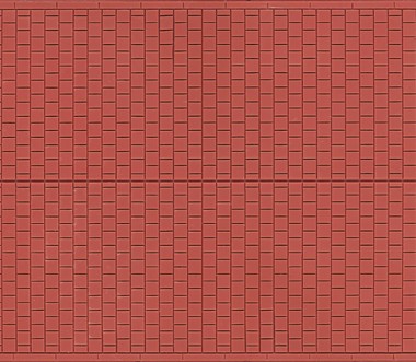 Auhagen 52224 Dekorplatte Fußsteig rotbraun 