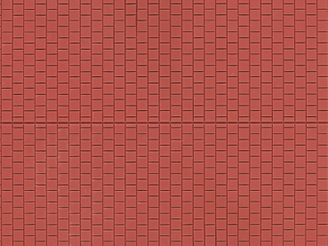 Auhagen 52424 Dekorplatte Fußsteig rotbraun 