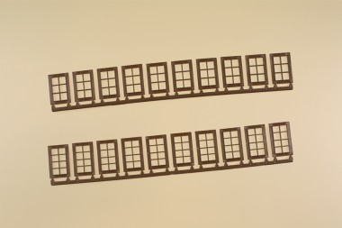 Auhagen 80223 Fenster Q, R braun 