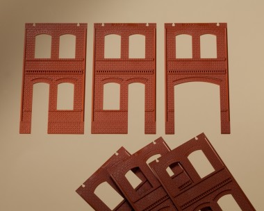 Auhagen 80507 Wände 2322B / 2322C / 2323C rot 