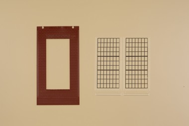 Auhagen 80530 Wände 2578D rot, Industriefenster P 