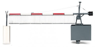 KM1 400551 2 Bahnschranken 6 Meter Baum Digital 