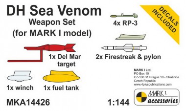 Mark 1 MKA14426 Sea Venom Weapon Set 